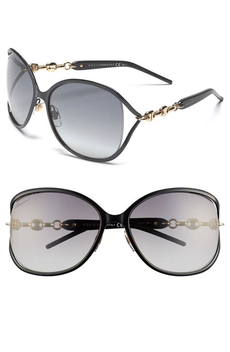 gucci linea butterfly|Gucci 60mm butterfly sunglasses.